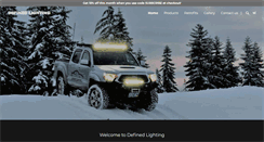 Desktop Screenshot of definedlighting.com