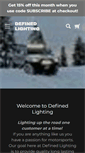 Mobile Screenshot of definedlighting.com